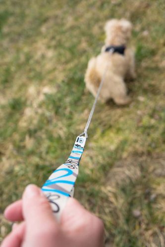 CURLI Ultra erős zseb póráz kutyáknak S 110cm