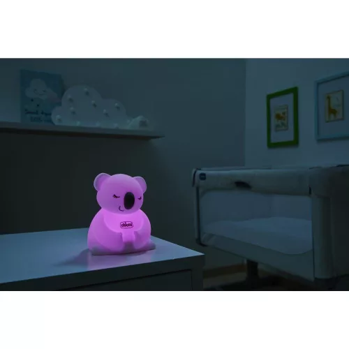 CHICCO Lámpás éjszakai fény tölthető, hordozható Sweet Lights - Koala