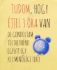 Feliratos rövid ujjú baba body