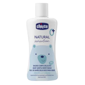   CHICCO Natural Sensation testápoló sampon aloe-val és kamillával 200ml, 0m+