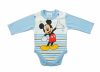 Hosszú ujjú baba body Mickey egér mintával