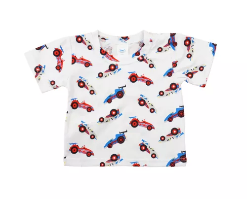 2 részes kisfiú nyári szett autós mintával