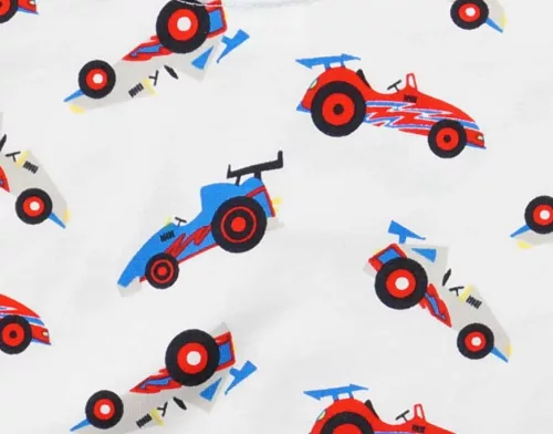 2 részes kisfiú nyári szett autós mintával