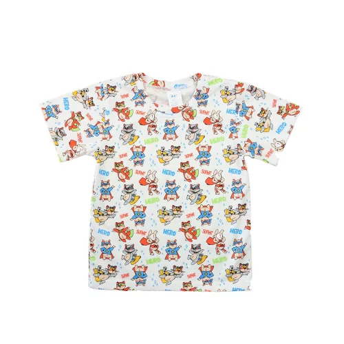 2 részes kisfiú nyári szett szuperhős mintával