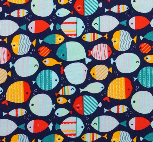 2 részes kisfiú nyári szett halas mintával