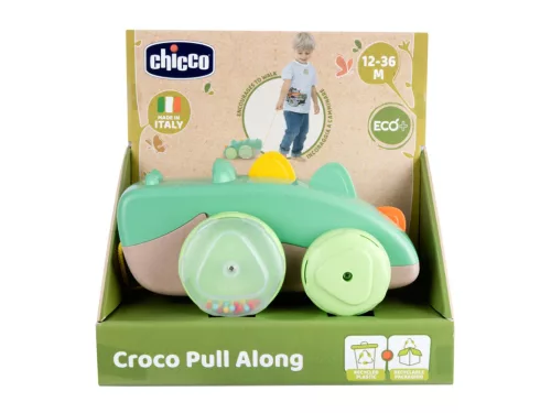 CHICCO Húzós játék Krokodil Eco+ 12m+