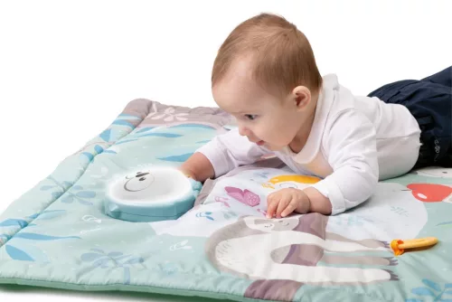 CHICCO Játékos Takaró Kismadár 2 az 1-ben 80x80 cm, 0m+