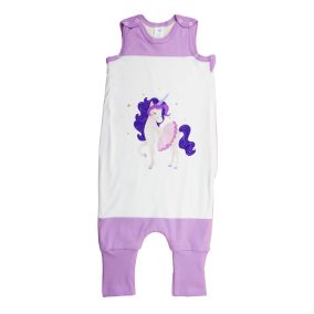 Ujjatlan tipegő hálózsák, unikornis mintával - 2 TOG