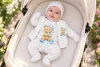 5 részes baba szett – belül bolyhos anyagból - Macis mintával