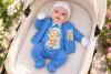 5 részes baba szett – belül bolyhos anyagból - Macis mintával