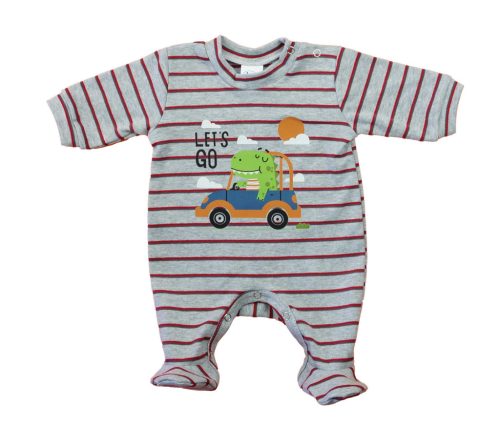 Vékony, pamut rugdalózó Dínós mintával