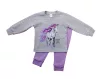Hosszú ujjú lányka pizsama - Unikornis mintával