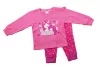 Hosszú ujjú lányka pizsama - Unikornis mintával