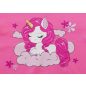 Hosszú ujjú lányka pizsama - Unikornis mintával
