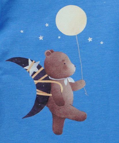 Belül bolyhos kisfiú mellény – Állatos mintával