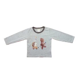 Hosszú ujjú fiú póló – Mackós mintával