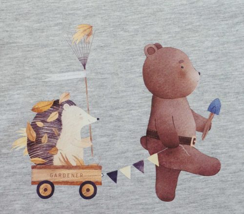 Hosszú ujjú fiú póló – Mackós mintával