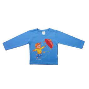 Hosszú ujjú fiú póló - kisfiú mintával