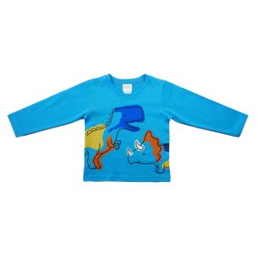 Hosszú ujjú fiú póló - dinós mintával