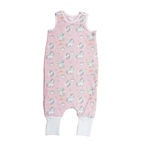 Ujjatlan tipegő hálózsák, Unikornis mintával - 2 TOG