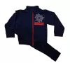 Belül bolyhos fiú szabadidő szett pókos mintával