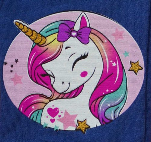 2 részes pamut kislány szabadidő szett Unikornis mintával