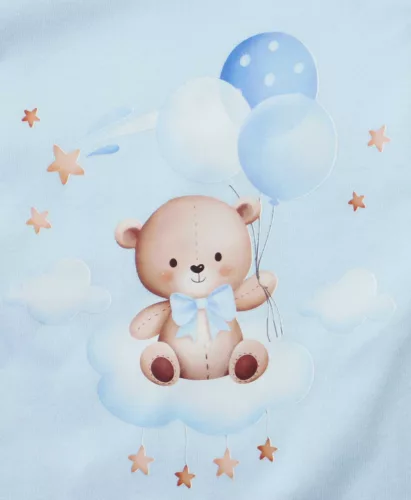 5 részes baba szett maci mintával