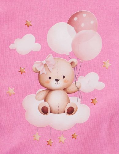 5 részes baba szett maci mintával