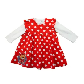 2 részes baba ruha szett – Macis mintával