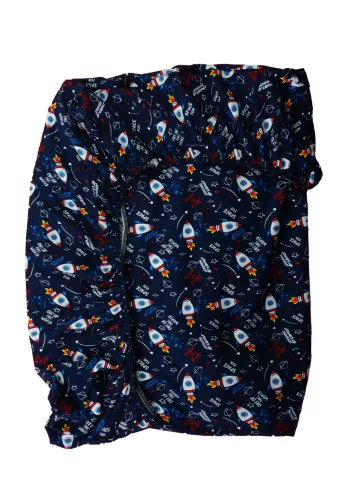 Bébi pamut gumis lepedő 60x120/70x140