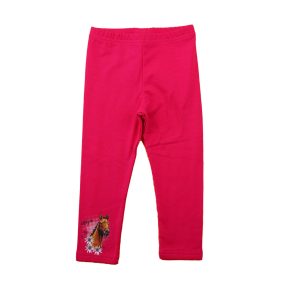Kislány bolyhos leggings Lovas mintával