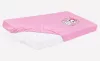 Bébi pamut gumis lepedő 60x120/70x140 - Cica mintával