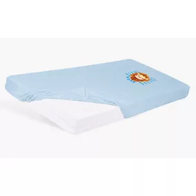   Bébi pamut gumis lepedő 60x120/70x140 - Oroszlán mintával