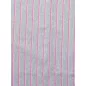 Óvodai lepedő végnyomott  135x60 Szürke-pink csíkos -