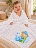 Textil tetra kifogó-törölköző maci mintával 140x140cm