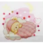 Baba pamut takaró 70 × 90 cm – maci mintával