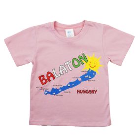   Baba, gyerek feliratos "Balaton" rövid ujjú póló