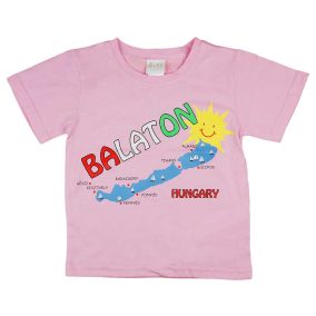   Baba, gyerek feliratos "Balaton" rövid ujjú póló