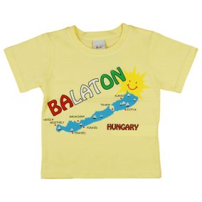   Baba| gyerek feliratos "Balaton" rövid ujjú póló (méret:80-128)