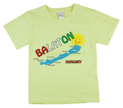 Baba| gyerek feliratos "Balaton" rövid ujjú póló (méret:80-128)
