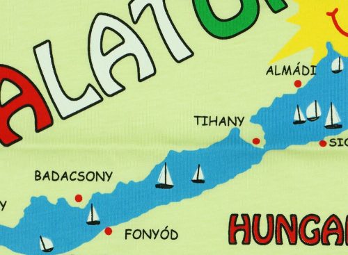 Baba| gyerek feliratos "Balaton" rövid ujjú póló (méret:80-128)