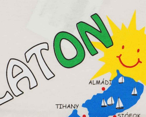 Baba| gyerek feliratos "Balaton" rövid ujjú póló (méret:80-128)