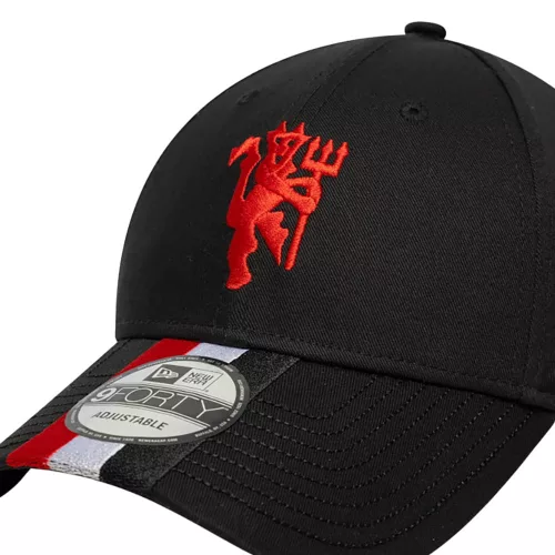 Manchester United baseball sapka New Era fekete Stripe