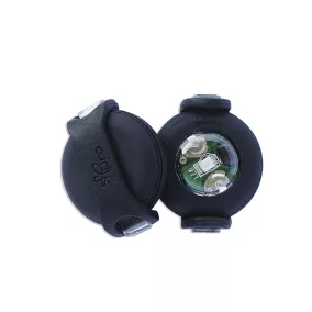 CURLI Luumi LED biztonsági fény az nyakörvre BLACK