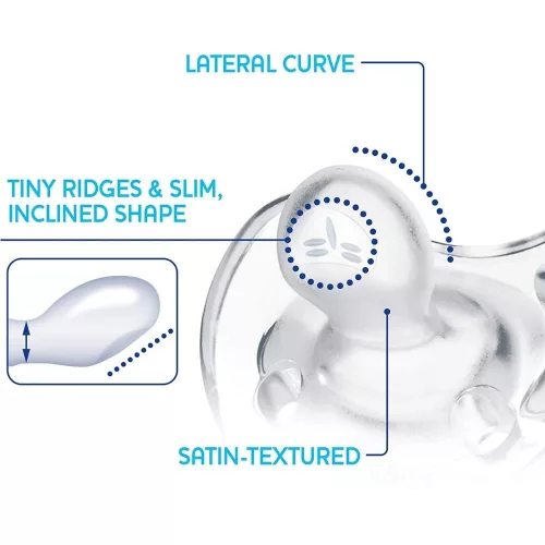 CHICCO Physio Soft teljesen szilikon cumi 16-36m lány 2 db