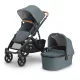 UPPABABY VISTA V3 babakocsi - Dillan Stone Blue, Carbon, Sand L