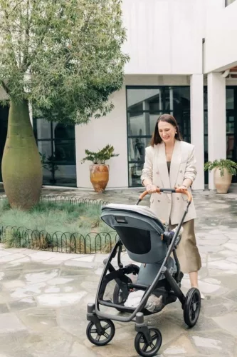 UPPABABY VISTA V3 babakocsi - Dillan Stone Blue, Carbon, Sand L