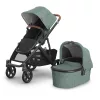 UPPABABY VISTA V3 babakocsi - Gwen Green Mélange, Carbon, Saddle L