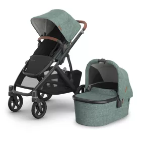  UPPABABY VISTA V3 babakocsi - Gwen Green Mélange, Carbon, Saddle L