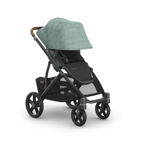 UPPABABY VISTA V3 babakocsi - Gwen Green Mélange, Carbon, Saddle L